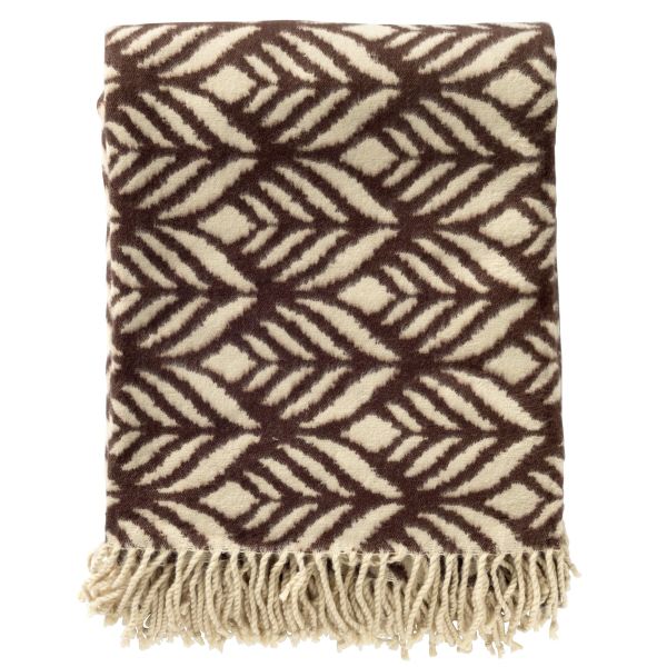 Hoii Plaid 'Alexandra' 150 x 200 cm Chocolate Martini - Braun